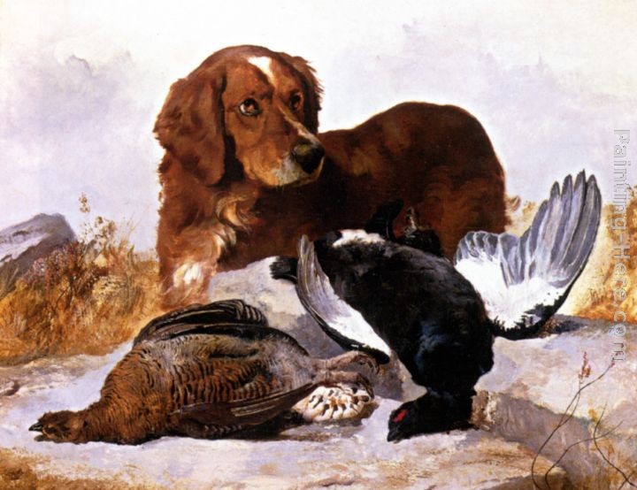 George W. Horlor Settler with Game Birds